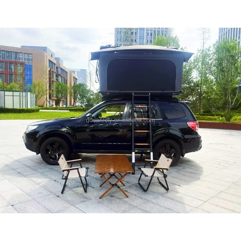 Extension Aluminium Four-season Waterproof Lightweight Outdoor Roof Top Tent Quick Automatic Opening for SUV Car Hard Shell