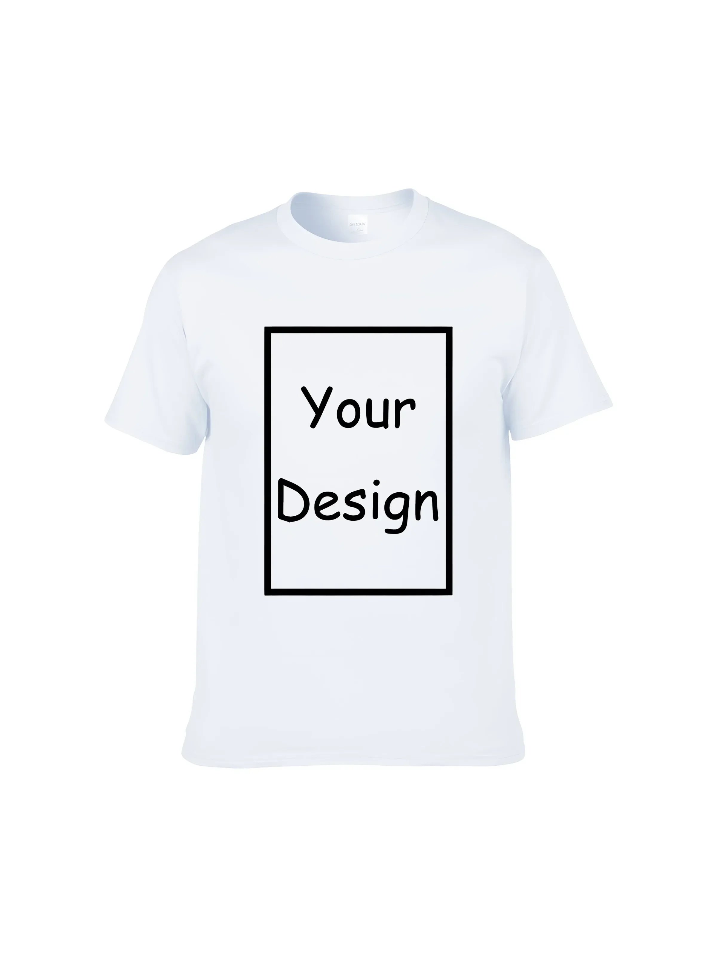 Customized Your Own Design Unisex T Shirt Men Women Custom Your Print Photo Logo T-shirt Couple DIY Graphic Tshirt Male Female