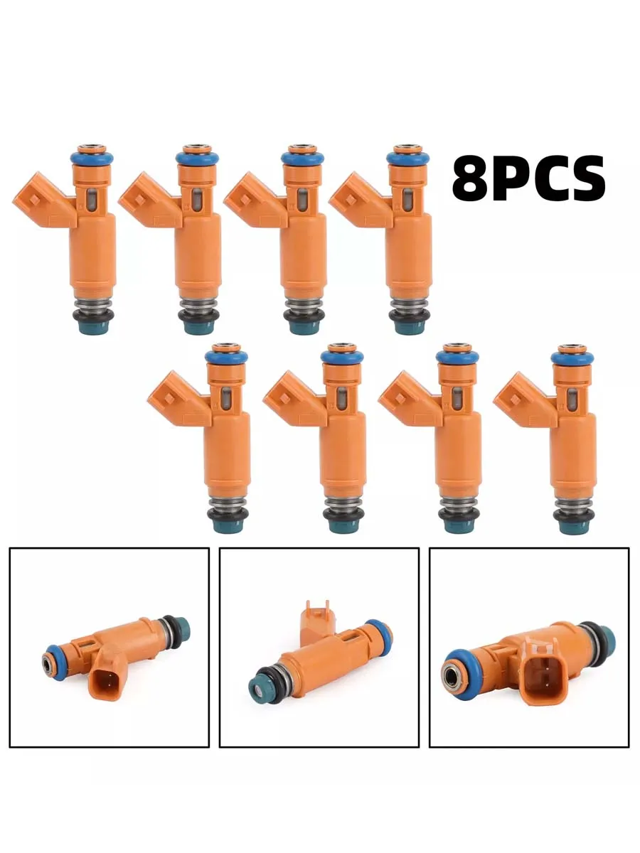 

8x New Fuel Injectors 195500-4260 For Land Rover Range Rover Jaguar 4.2L 4.4L V8 2W93-AA 1955004260 AJ82353 2W93AA