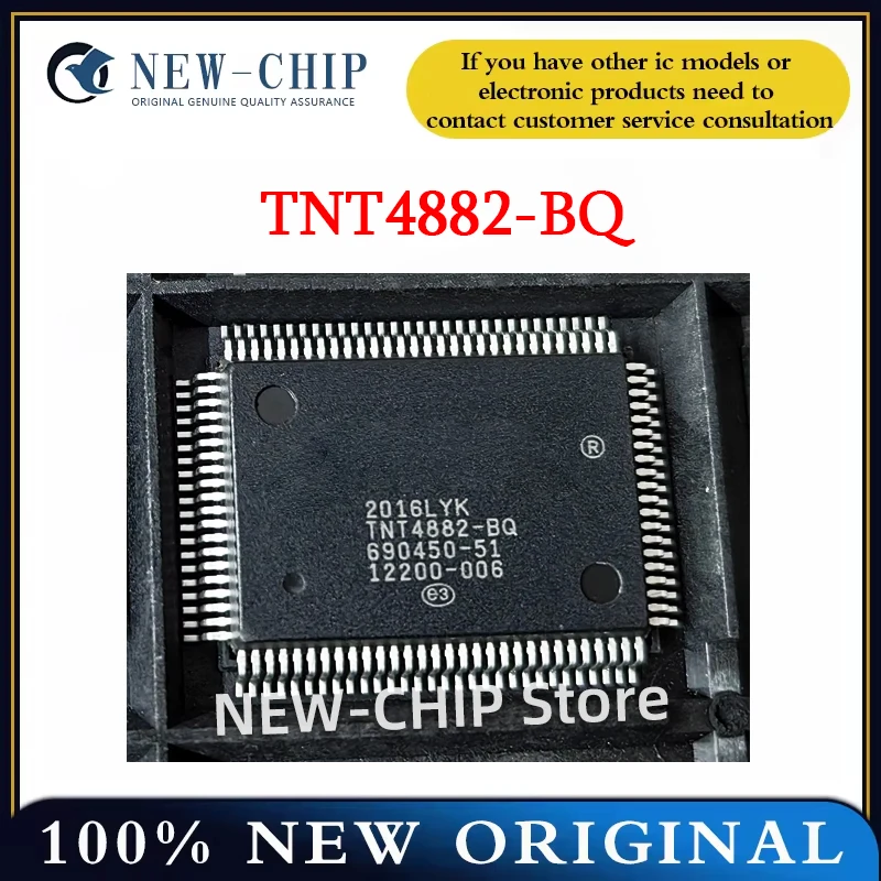 1PCS-10PCS/LOT  TNT4882-BQ  GPIB extension module QFP100  New Original  TNT4882