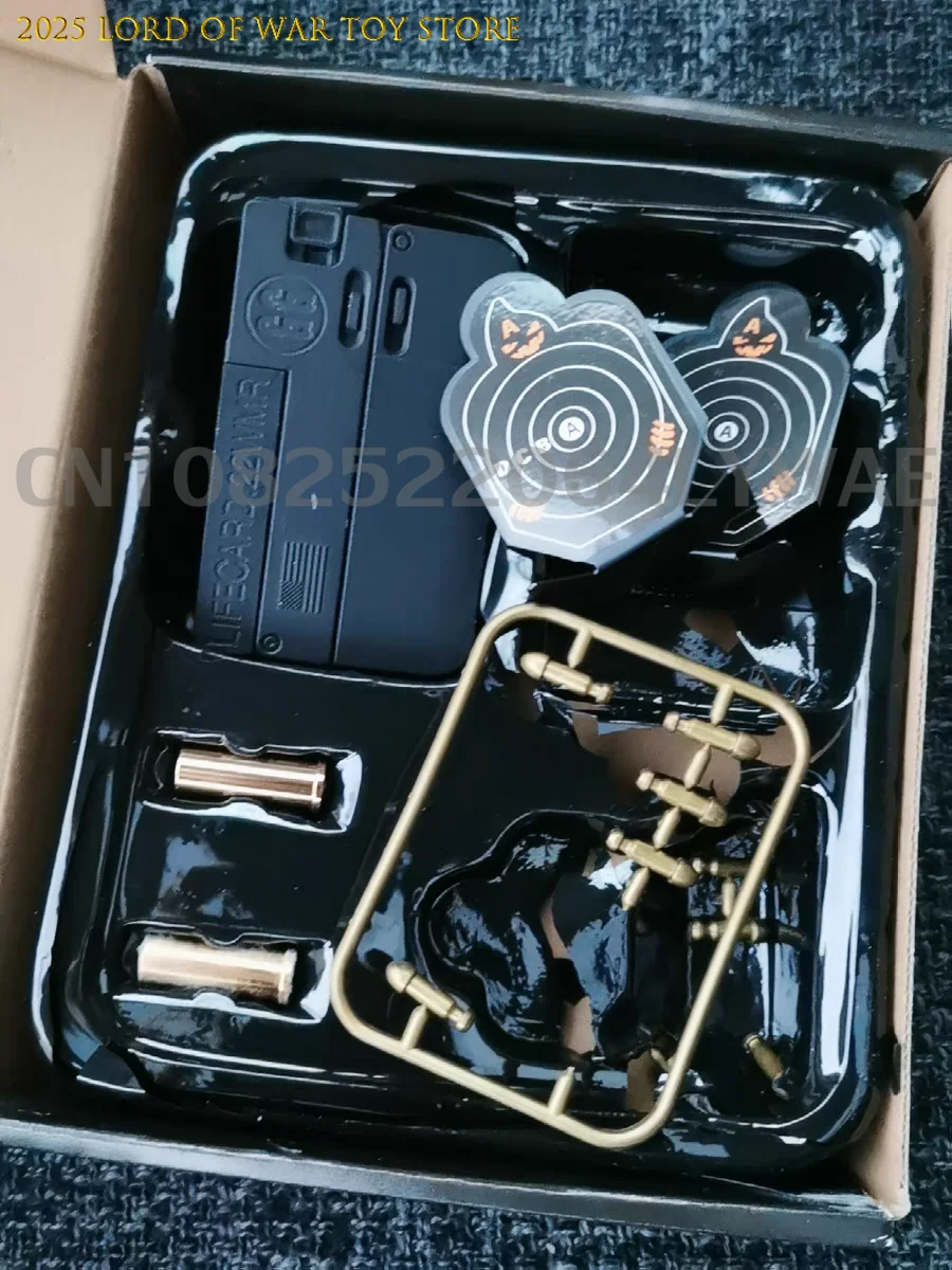 1-3 قطعة 2.0 ترقية Lifecard سبيكة للطي بندقية لعبة رصاصة طرية الناسف اطلاق النار نموذج مسدس للبالغين الاطفال هدايا عيد الميلاد