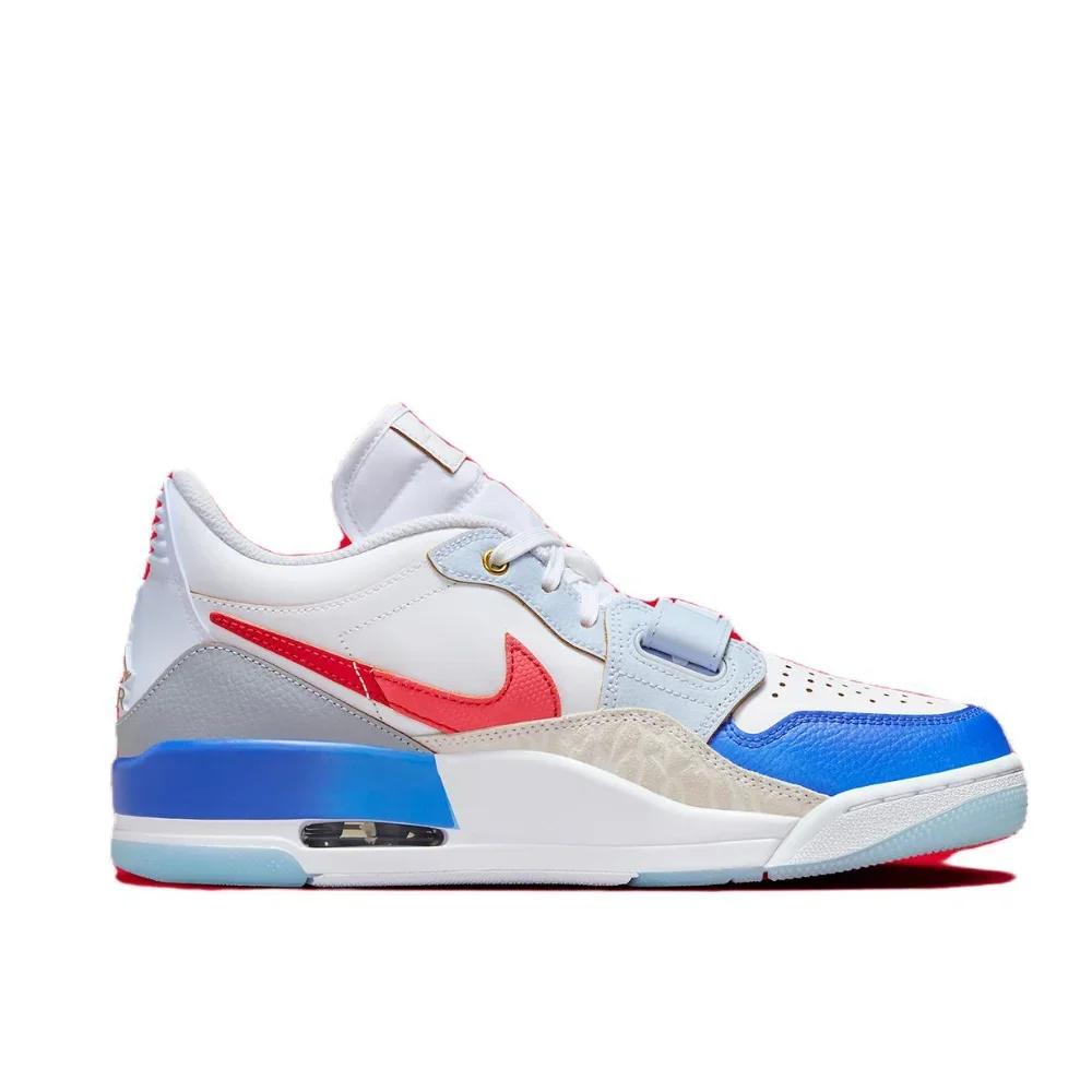 Nike AIR JORDAN LEGACY 312 low Man sneakers Lightweight Cushioning Basketball Shoes Casual and comfortable sneakers White&Blue