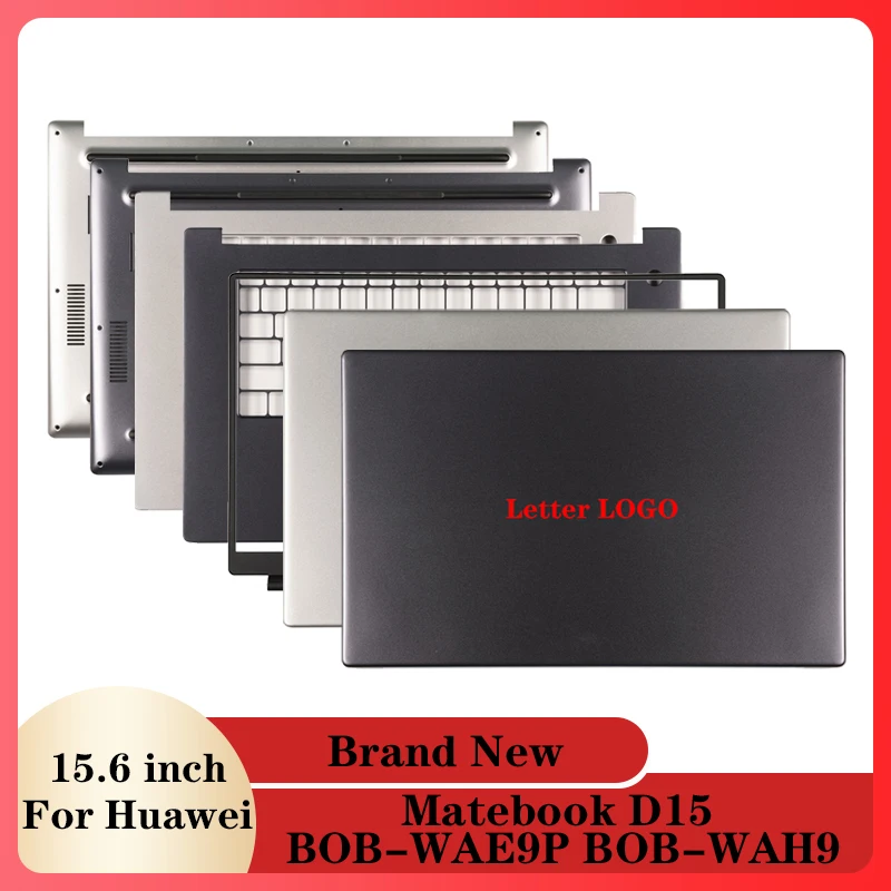 

Laptop Computer Case For Huawei Matebook D15 BOB-WAE9P BOB-WAH9 LCD Back Cover/Front Bezel/Hinges/Palmrest/Bottom Case