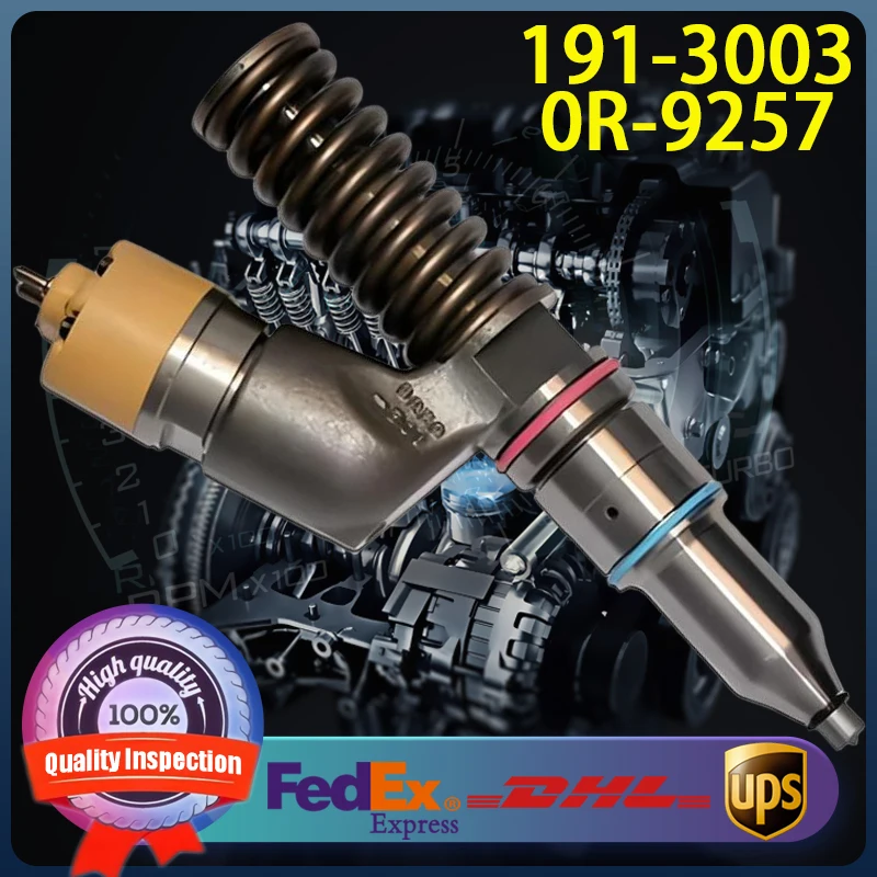 

191-3003 0R-9257 High Quality Common Rail Fuel Injector 1913003 0R9257 for Caterpillar CAT 3406E C15 Diesel Engine