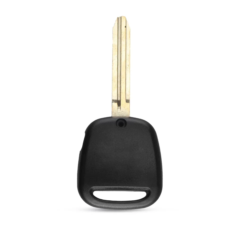 KEYYOU 1 Button Remote Key Blank With TOY43 Blade (with light hole) Car Key Blank For Toyota 1 Side Button