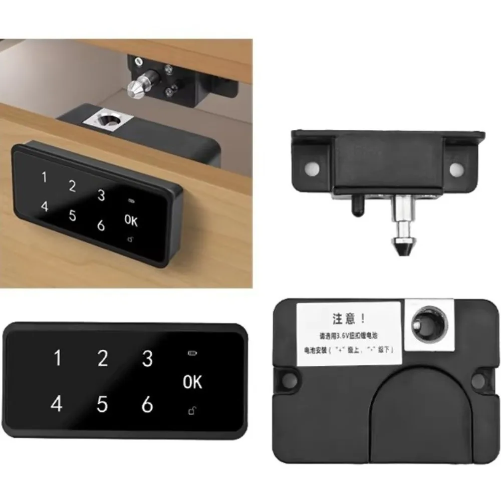 Plastic Smart Password Lock Invisible Hidden High Security Smart Cabinet Lock Electronic Sensor Easy To Install