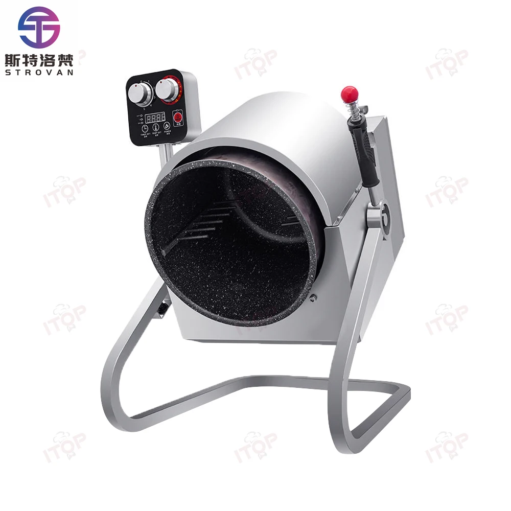STLF JW Cooking Machine Supply Fast Food Takeaway Canteen Cooking Furnace Commercial Intelligent Drum Cooking Robot