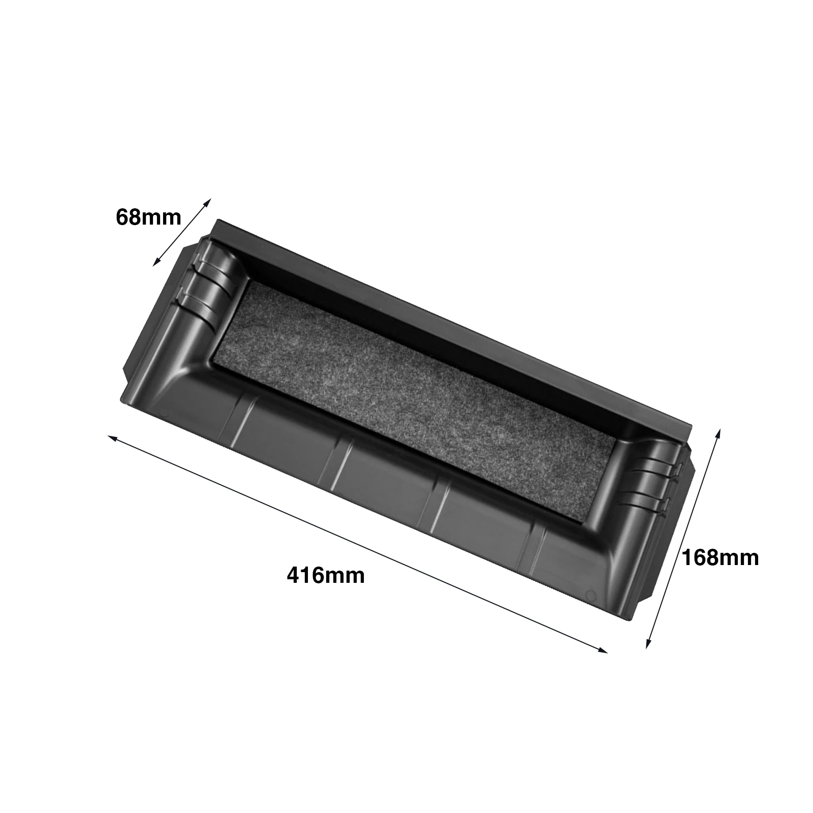 Under Seat Storage Box Under Seat Storage Tray For Byd Atto 3 Yuan Plus 416mmx168mmx68mm Abs Plastic Driver Passenger Tray