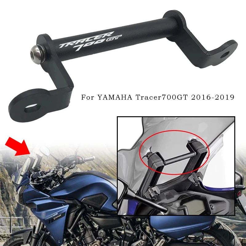 

Мотоциклетный GPS-образный кронштейн, подставка для лобового стекла, держатель для телефона, аксессуары, пригодные для YAMAHA Tracer 700 7 GT Tracer 700 GT MT-07