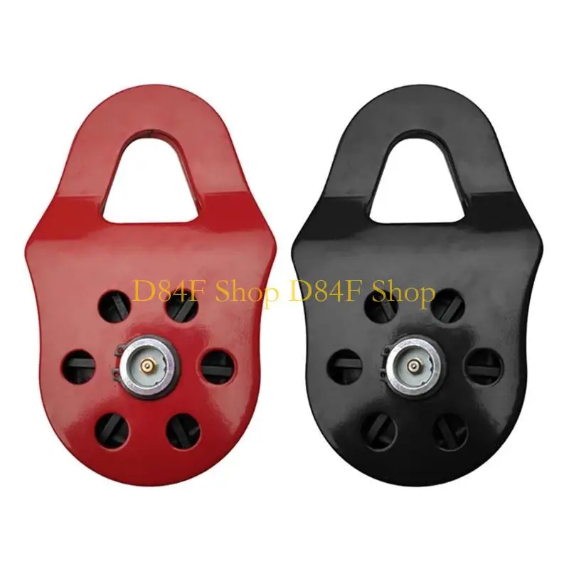 D84F 10ton Off Road Winch Movable Nylon Pulley Sheave Snatch Block Splint Reclint