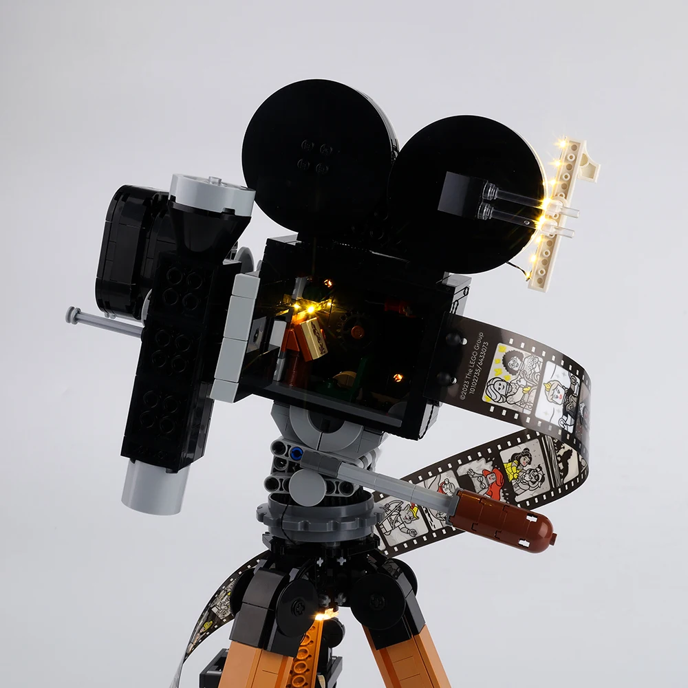 LED Light Kit For 43230 Walt disney Tribute Camera Collection Blocks ( Not Include Model)