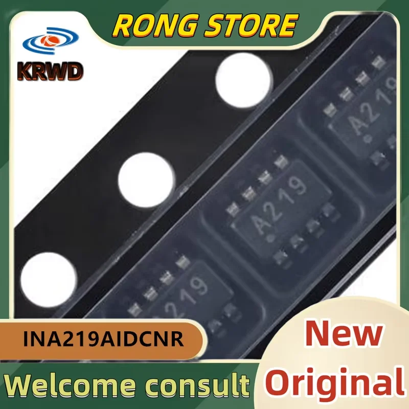5 قطعة A219 A2I9 جديدة ومبتكرة رقاقة IC SOT23-8 INA219AIDCNR INA219AIDC INA219AI INA219 219