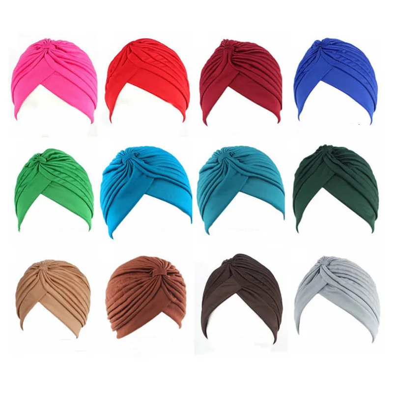 

Solid Color Bandanas Muslim Turban Scarf Women Islamic Inner Hijab Caps Arab Wrap Head Scarves Musulman Turbante Mujer