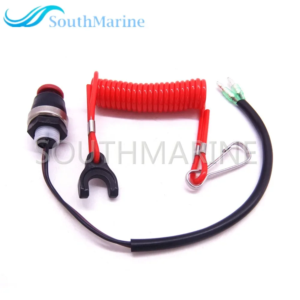 398-06830-0 345069300M 353068200M 361069300M 353068201M 398068300M Outboard Safety Stop Switch & Lanyard For Tohatsu Nissan Boat view 4