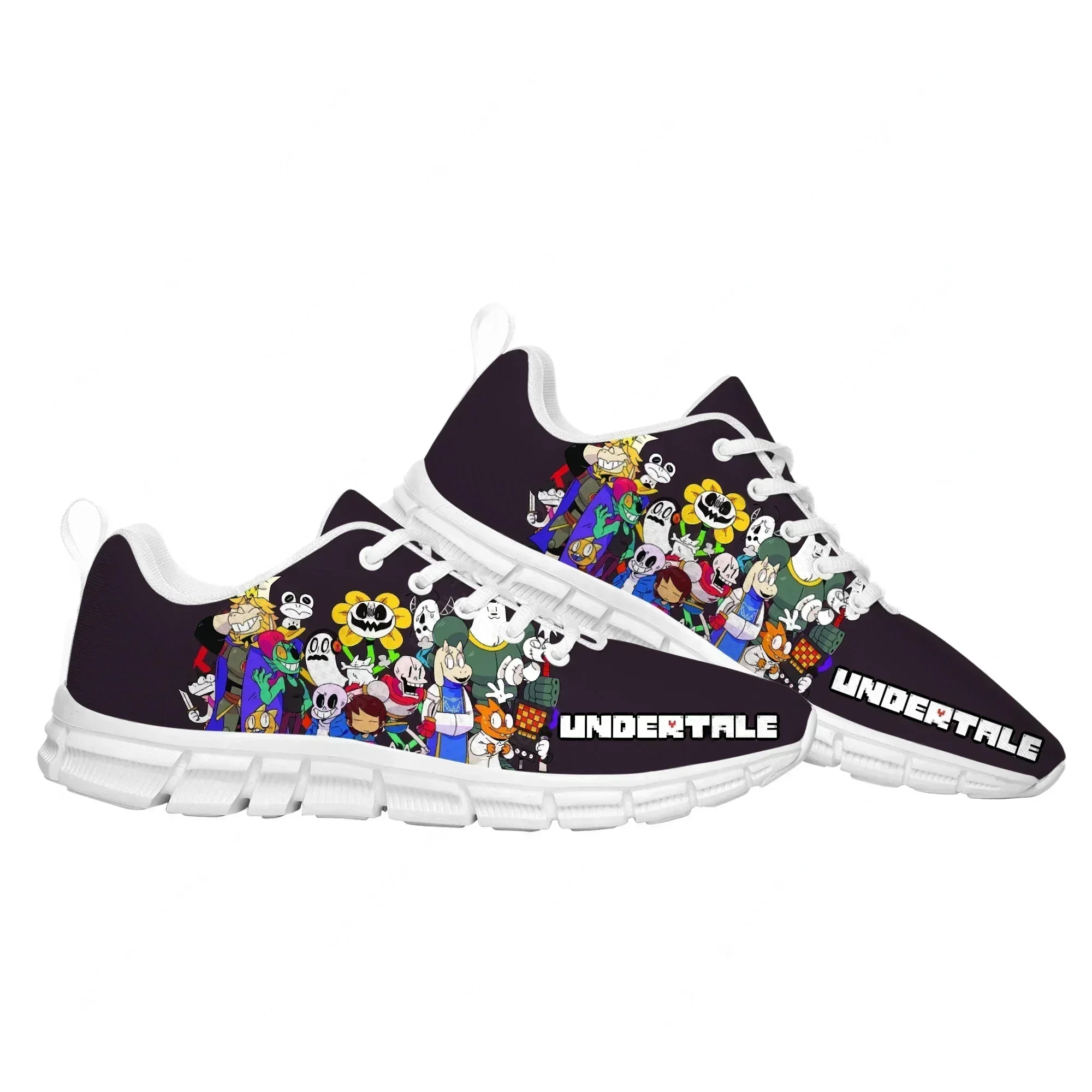 Cartoon Game Undertale Sans Skull Sports Shoes Men Women Teenager Breathable Sneakers High Quality Sneaker Custom Built Shoes view 4