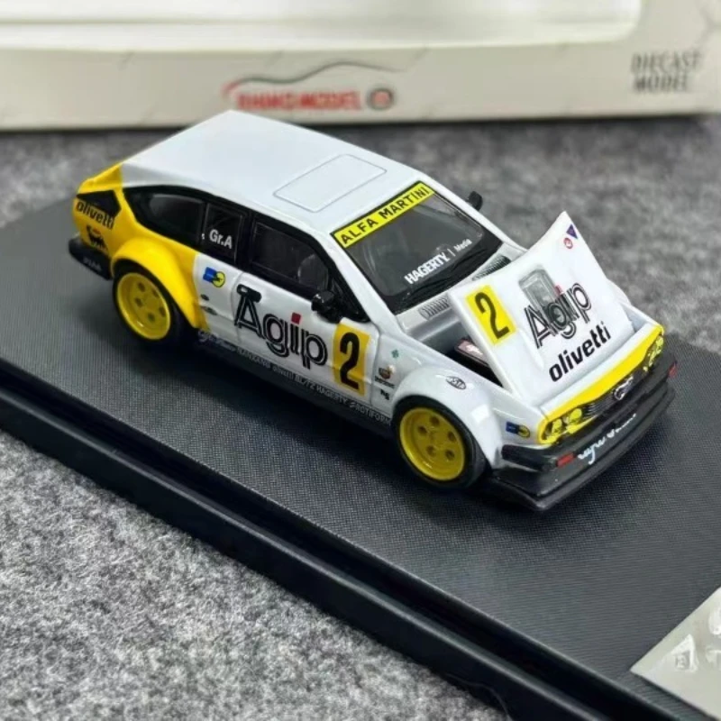 RM 1/64 Alfa Romeo GTV6 Legierung Kraftfahrzeug Druckguss Modelle Auto Spielzeug Sammlung Jungen Weihnachtsgeschenke