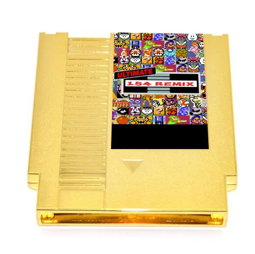 The Ultimate NES Remix Game 154 in 1 Cartridge, Earthbound FinalFantasy123 TheZelda12 Megaman123456