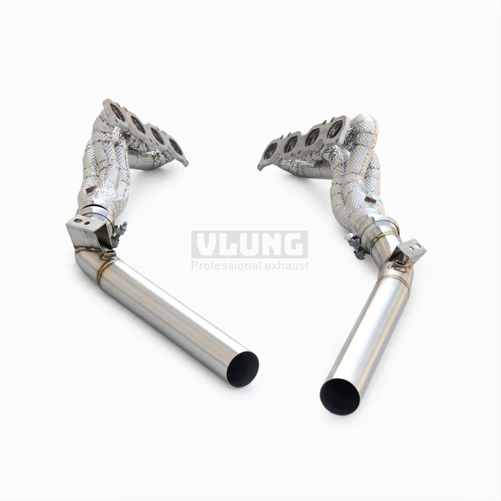 Insulated High Performance Exhaust Manifold for Mercedes C63 AMG W204 Left & Right Hand Drive 6.2L 2008-2013
