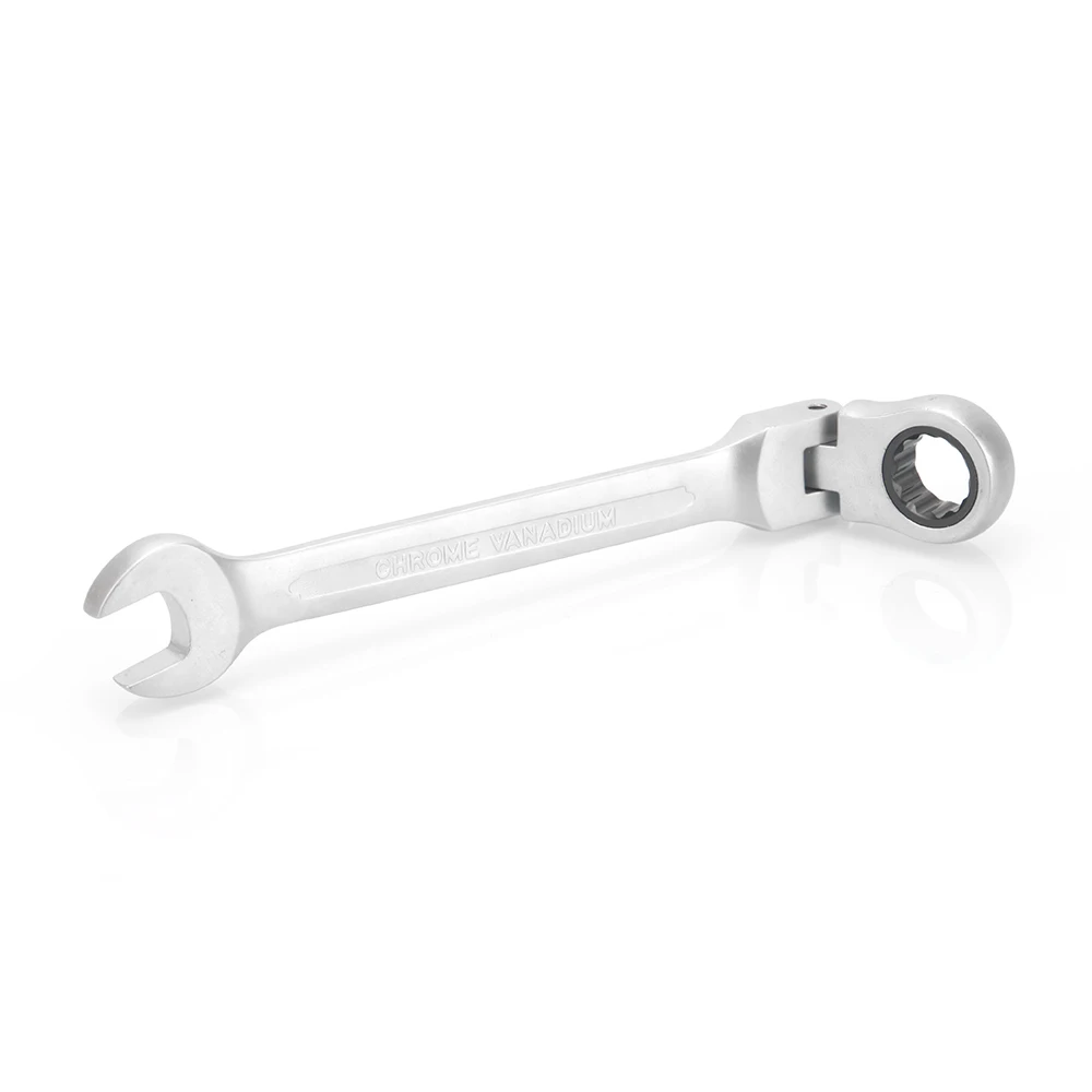 1 Pc Ratchet Wrench Spanner Tool Matte Polish 72-Tooth Ratcheting Flexible Head Hand Tool 20 21 23 24mm