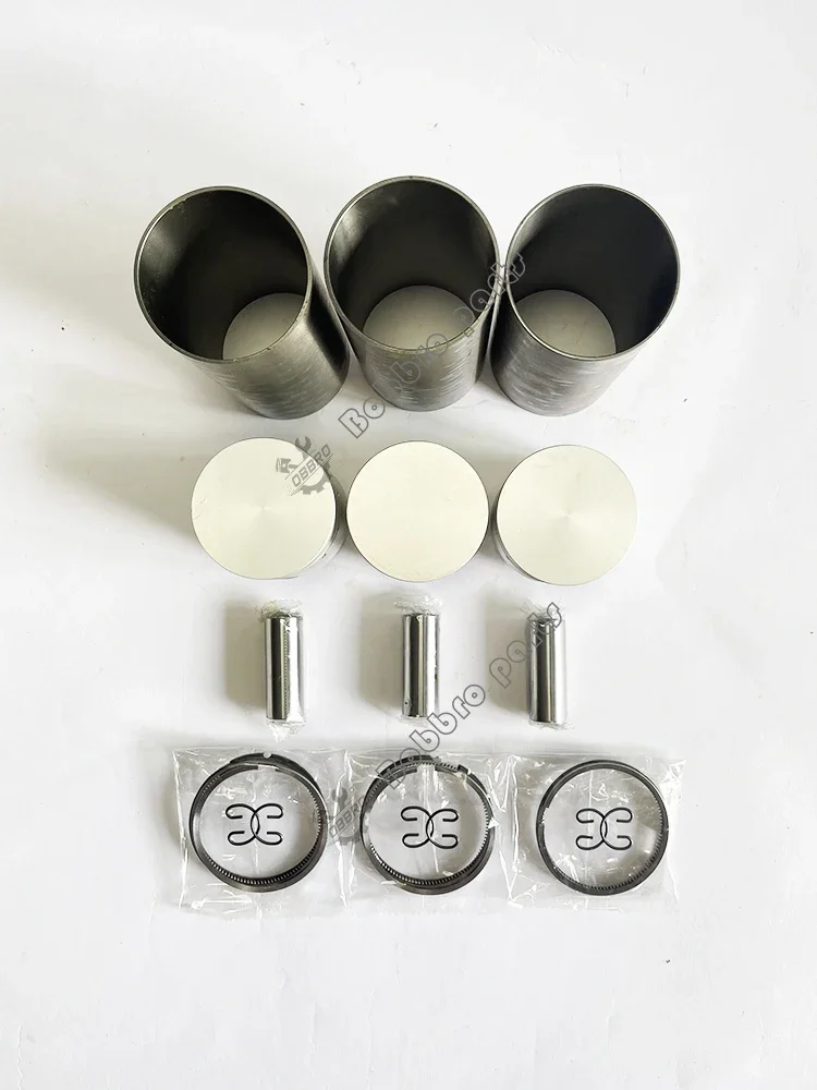 D750 D750-B Liner Kit Piston 15261-21110 Ring 15271-21050 For Kubota Tractor B7100 B5200E RX1500 RX1550 RX155  B1200 L1500 XB-1