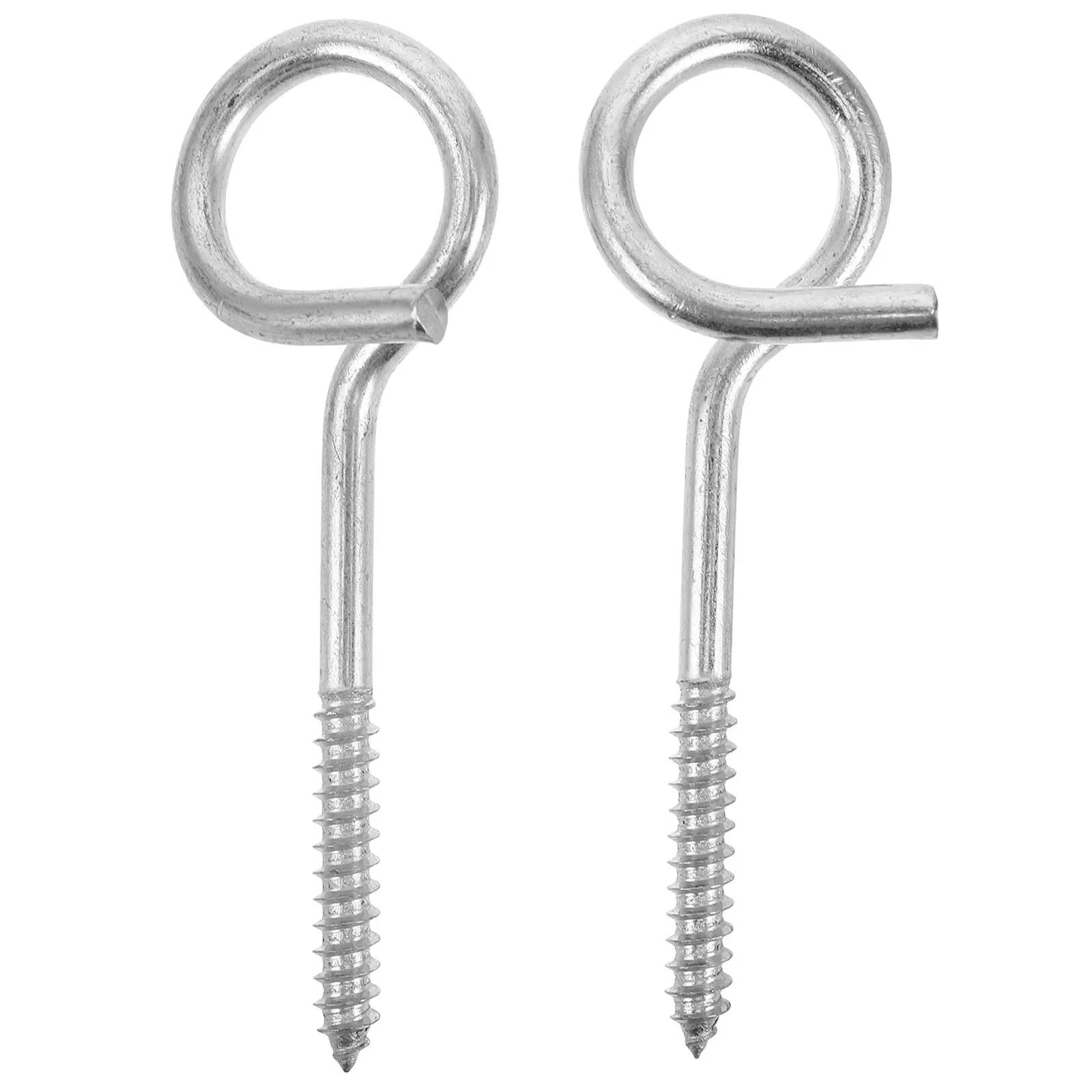 

2pcs Swing Chair Hooks Heavy Duty Screw Eye Bolts Metal Hanging Hooks for Outdoor Ceiling Stainless Steel Hammock Hangers Long