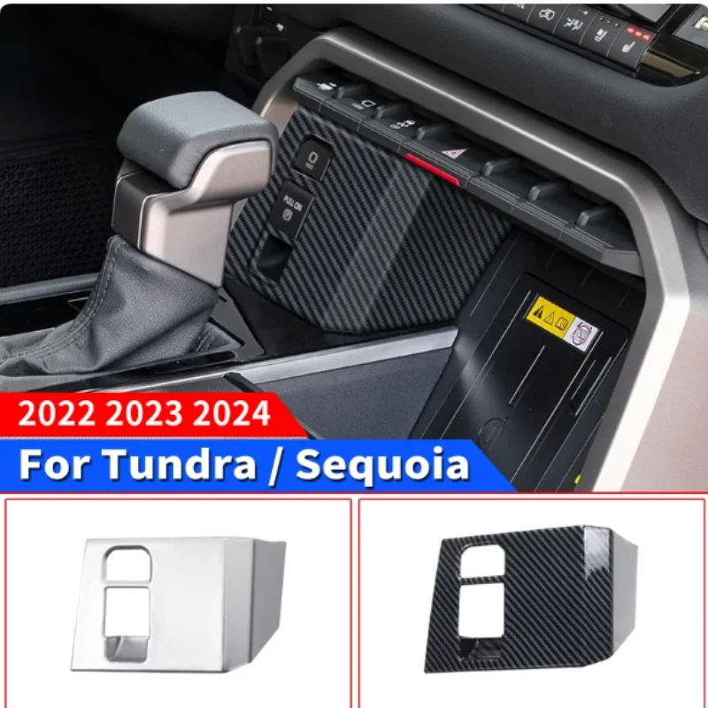 

Suitable for 22-2024 Toyota Tundra Sequoia Central Handbrake Control Panel Decoration Modification Internal Upgrade Accessories