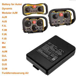 Bateria do zdalnego sterowania z żurawiem, 1400mAh, LPM02, dla Autec funkfernsteung-air, Dynamic,AJR AJS FJL FJM FJR AJM FJS MJ