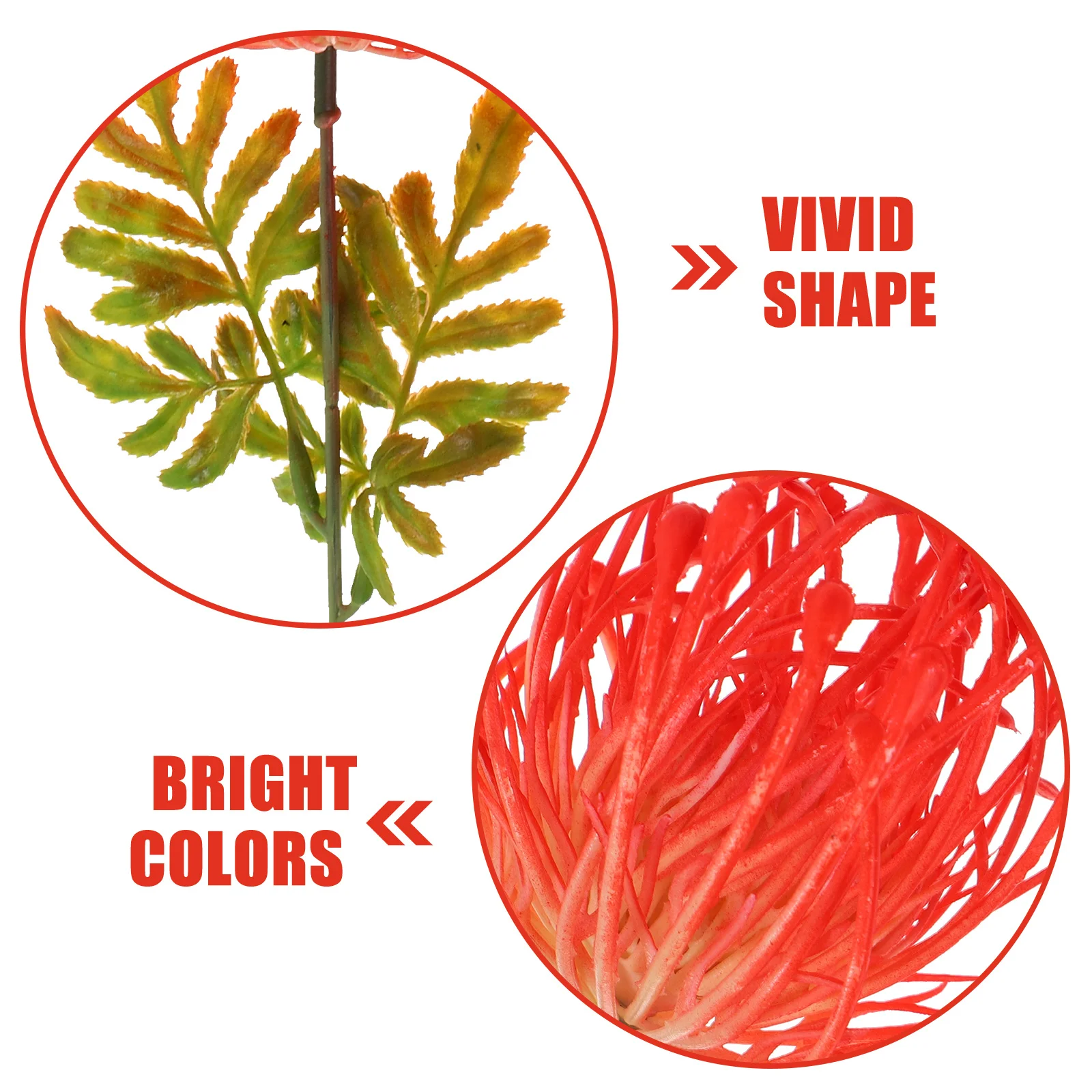 

10Pcs Artificial Red Spider Lily Flower Stems Plastic Wedding Decoration Simulation Flower Stems Table Centerpiece