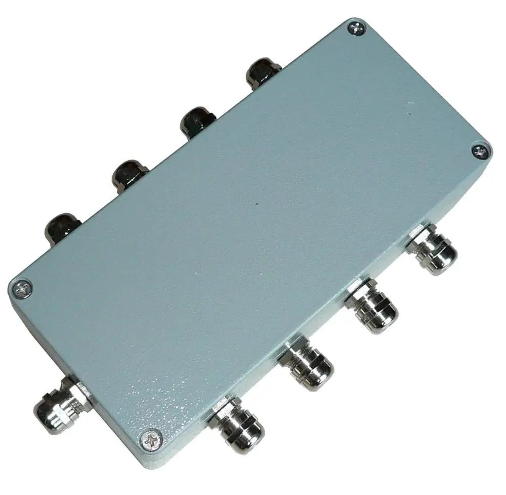 Weighbridge Truck Floor Scale 8 Line Weight Aluminium Waterproof Loadcell Junction Box