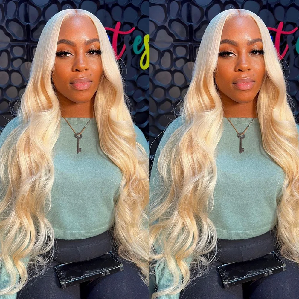 

200 Density Body Wave Blonde 613 Hd Lace Frontal Wig 13x6 Brazilian 100% Human Hair Wigs For Women 13x4 Lace Frontal Colored Wig