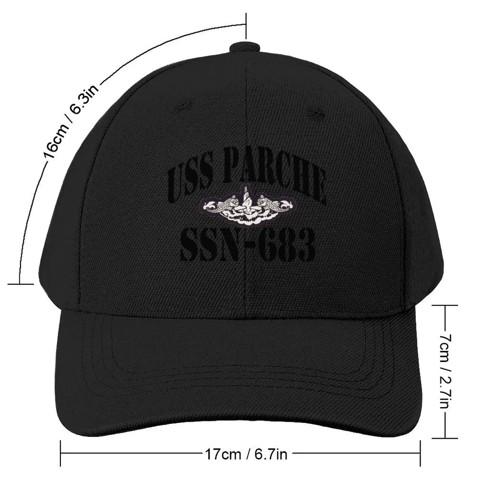 Gorra de béisbol USS PARCHE (SSN-683) para hombre y mujer, gorro de marca para el sol, estilo Rugby, envío "S STORE