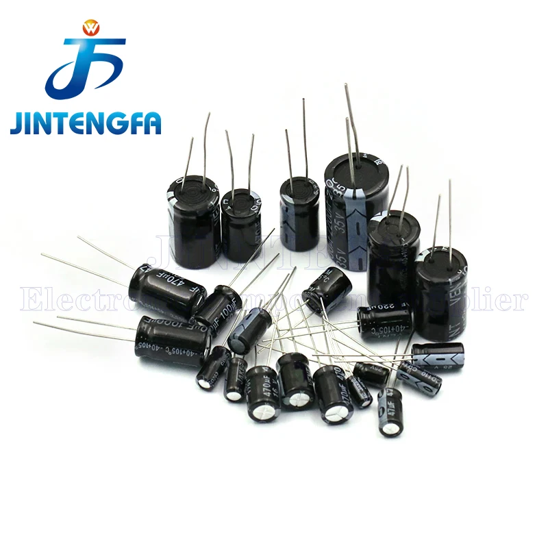 Aluminium-Elektrolytkondensator DIP 25V 10UF 22UF 33UF 47UF 100UF 220UF 470UF 680UF 1000UF 22000UF 2200UF 3300UF 4700UF 6800UF – Detail 7