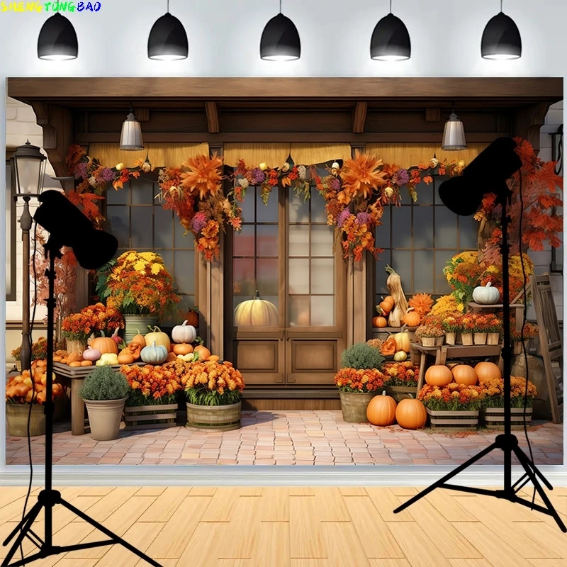 Summer Ice Cream Cart Happy Birthday Photography Background Home Decor Easter Holiday Baby Party Photo Studio Backdrops FB-53