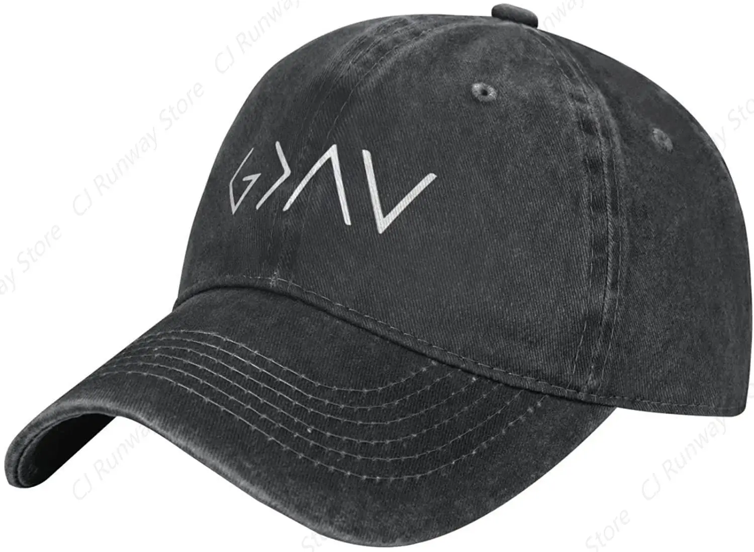 

Christian God is Greater Than The Highs and Lows Cross Baseball Cap CowboyWomen Men Dad Hats Trucker Hat