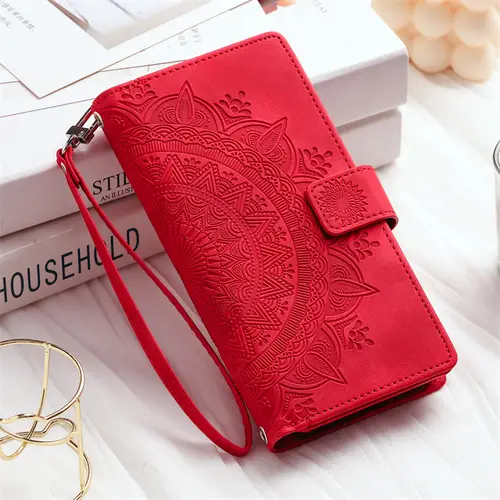 Totems Zipper Card Case for Xiaomi Poco X6 F6 M6 F5 X5 X4 X3 NFC F3 F4 Pro C65 C55 Luxury Magnetic Leather Wallet Protect Cover - Image 15