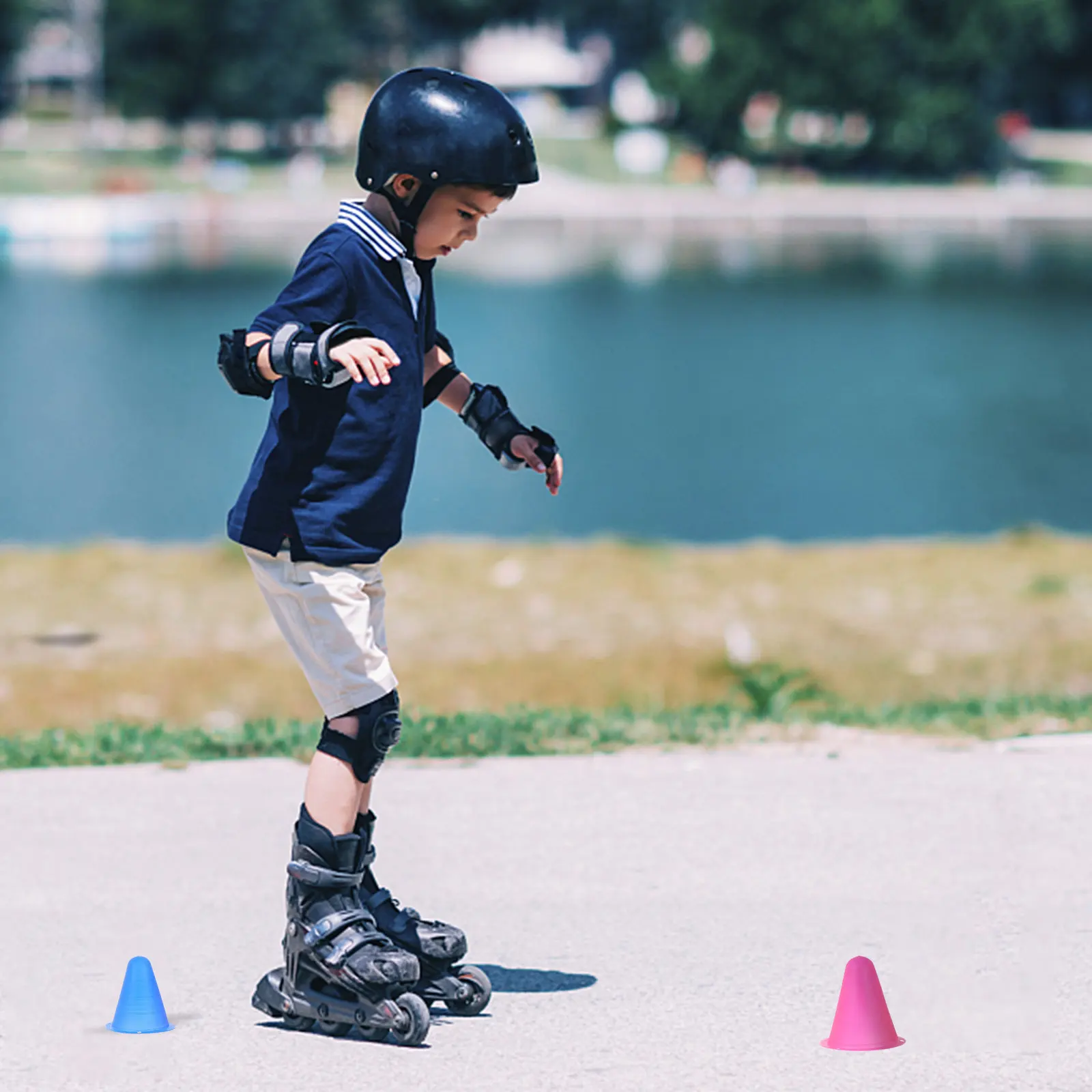 25-pecas-de-cones-de-obstaculo-para-patinacao-de-alta-visibilidade-material-pe-resistente-base-plana-estavel-design-oco-portatil-para-treinamento