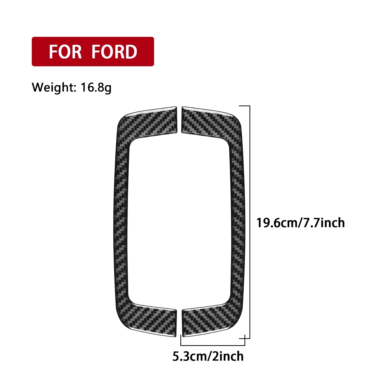 

Carbon Fiber Car Accessories Auto Roof Handle Panel Puller Frame Cover Trim Sticker Modification For Ford Focus 2012—2018
