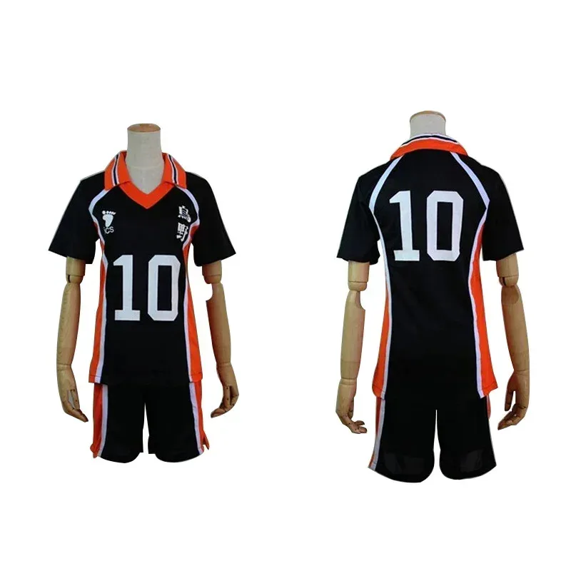 

Аниме Haikyuu Karasuno Спортивная одежда Костюмы для косплея Nekoma High School Волейбольный клуб Shoyo Hinata Командная форма Рубашка Трикотажные изделия