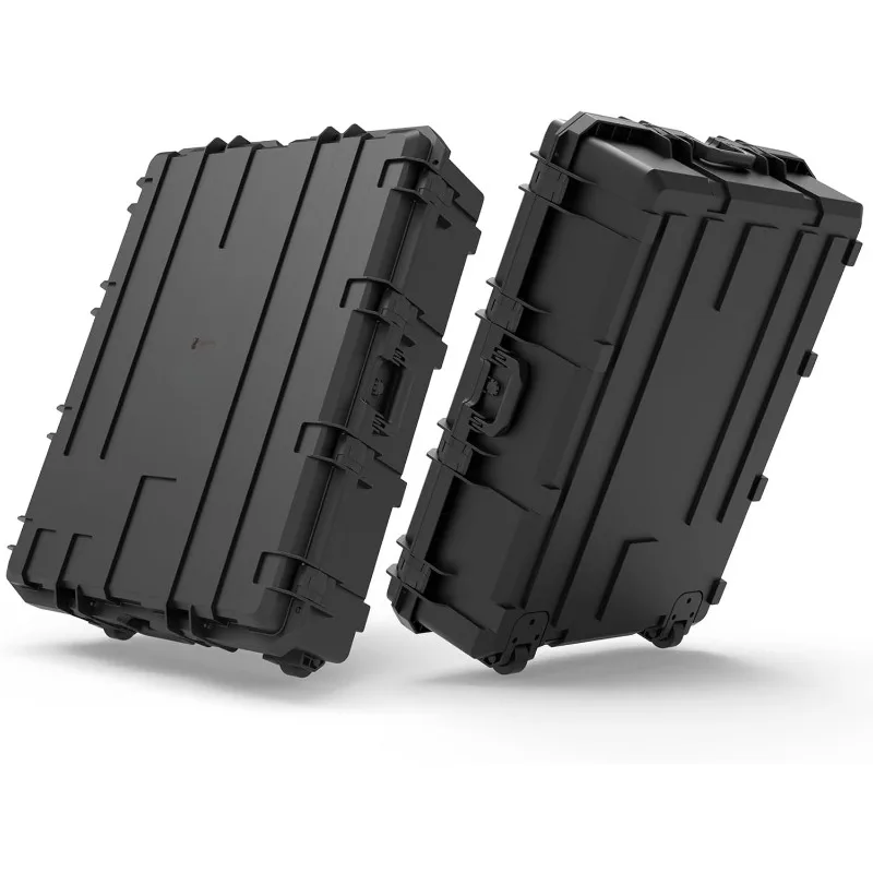 

Waterproof Hard Case 38 x 29 x 11 Inch, Rolling Hard Case with Wheels,Customizable Foam,3 Large Handle, for cameras, Equipment,