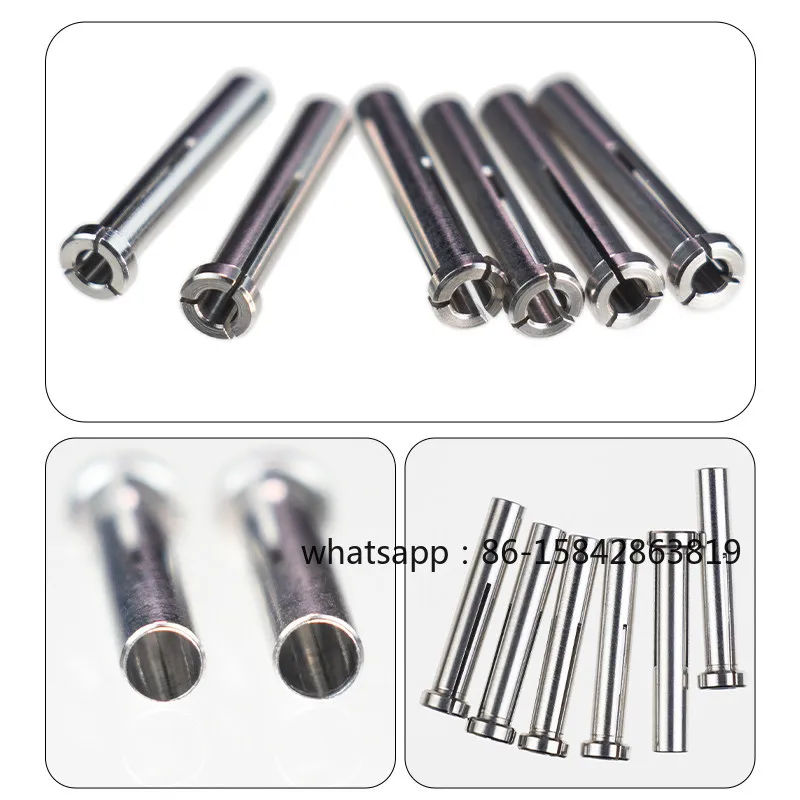 Tooth Machine Chuck Three-lobe Spring Electronic Machine Conversion Head 3.0/3.17 To 2.35mm Comes in A Set of Four