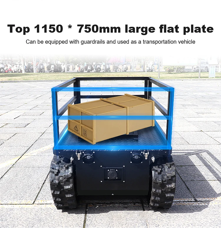 Robot chassis  rubber track for construction machine agriculture machine/ Rubber track system TINS-12E