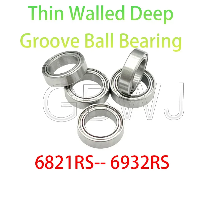 1Pcs/Lot 6811 6812 6813 6814 6815 6921 6924 6928 6932 ZZ 2RS Thin Wall Deep Groove Ball Bearing