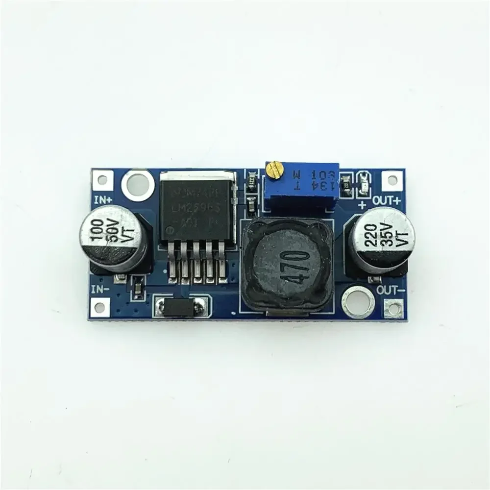 For LM2596S DC-DC DC adjustable buck regulated power supply module board 3A 5A 75W 24V to 12 / 5V switch