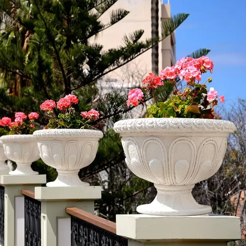 for Resin Garden Flower Pot Planter Indoor Outdoor Courtyard Wedding Decoration