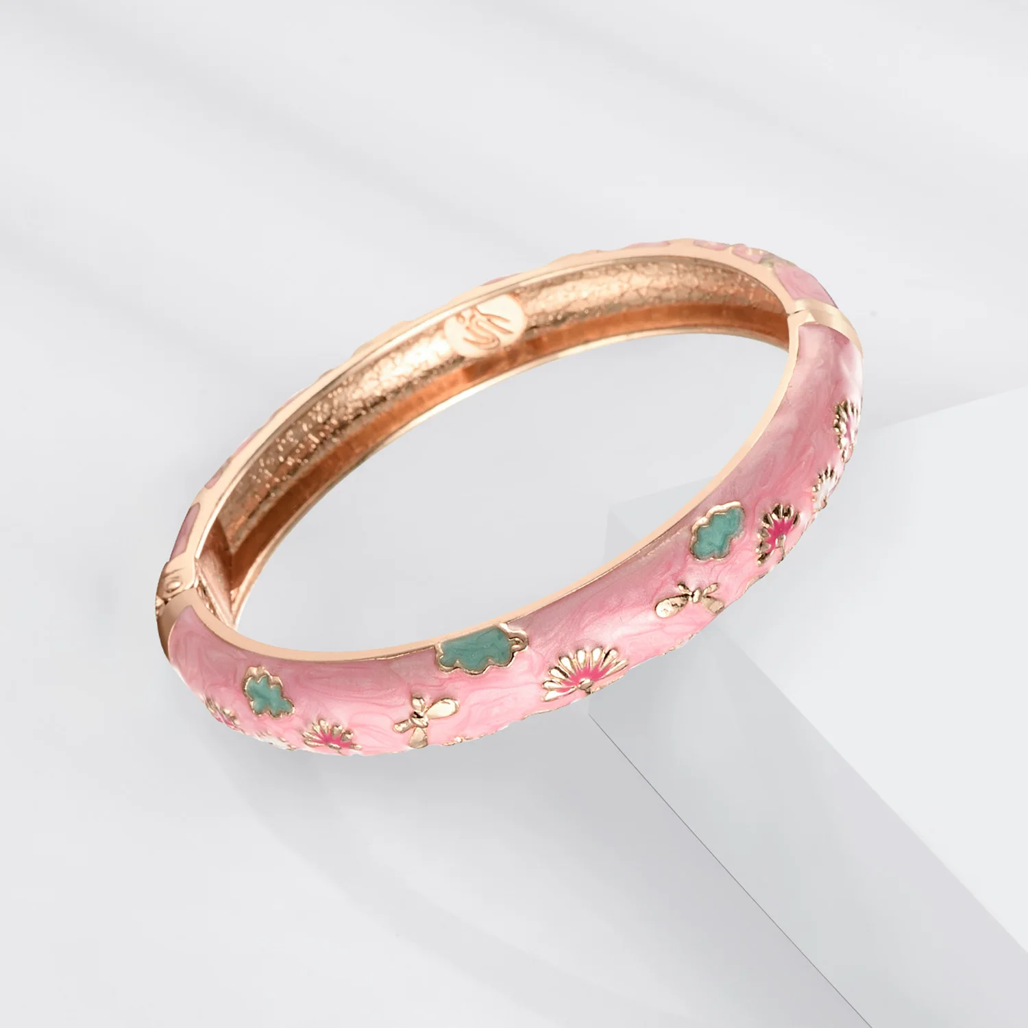 Cloisonne Bracelet For Women Floral Women\'s Hand Bracelets Enamel Bangles On Hand African Jewelry Dubai Indian Bohemian Holiday
