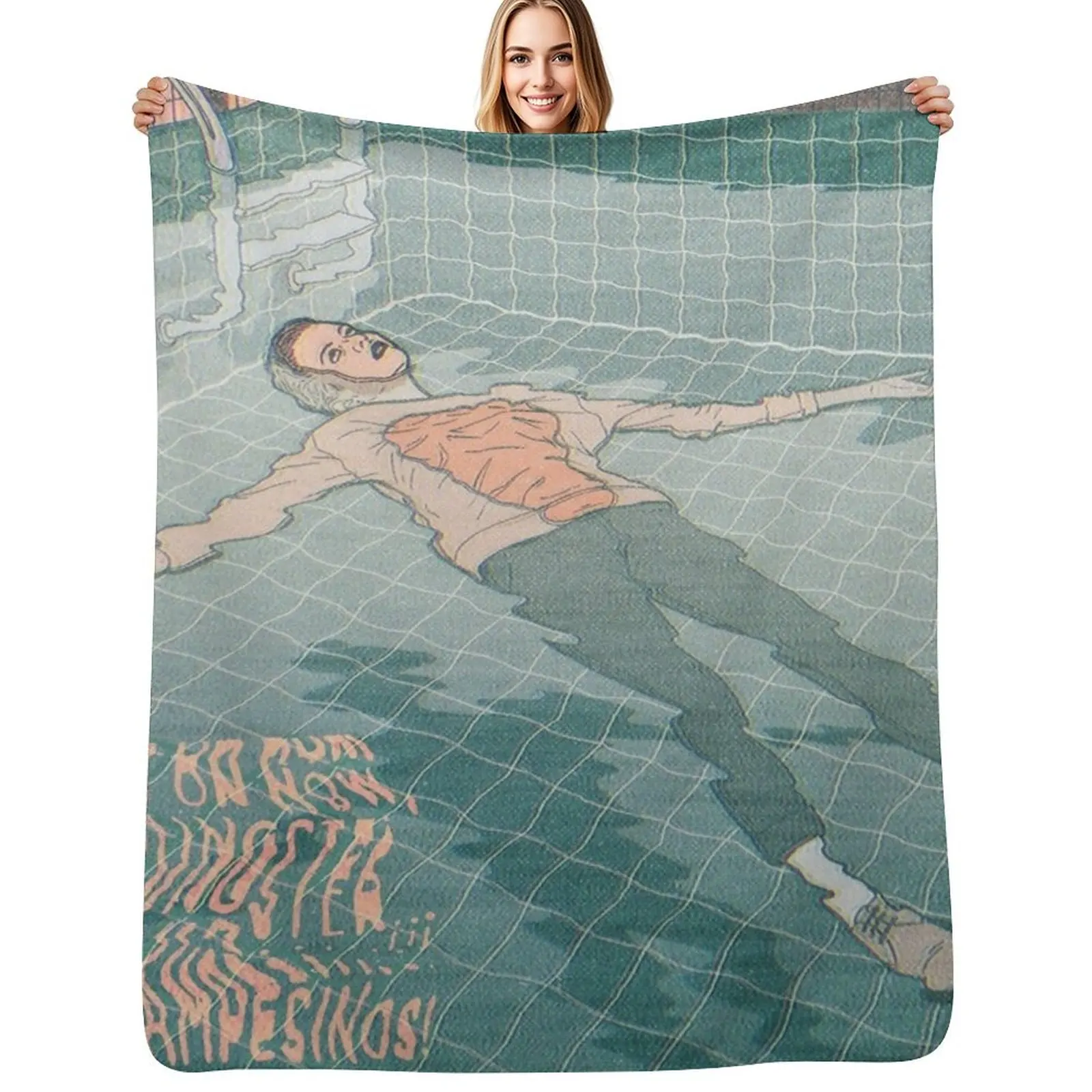 Hold On Now Youngster Los Campesinos Throw Blanket Vintage christmas gifts Bed Luxury Throw Fashion Sofas Cute Plaid Blankets