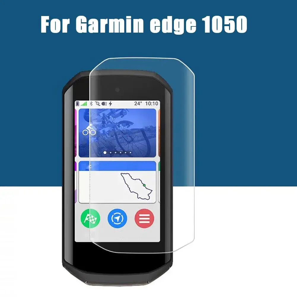 1pc Screen Protector per Garmin Edge 1050 Cycling Computer EPU HD pellicola protettiva trasparente Anti caduta/antigraffio per Ga G8N9