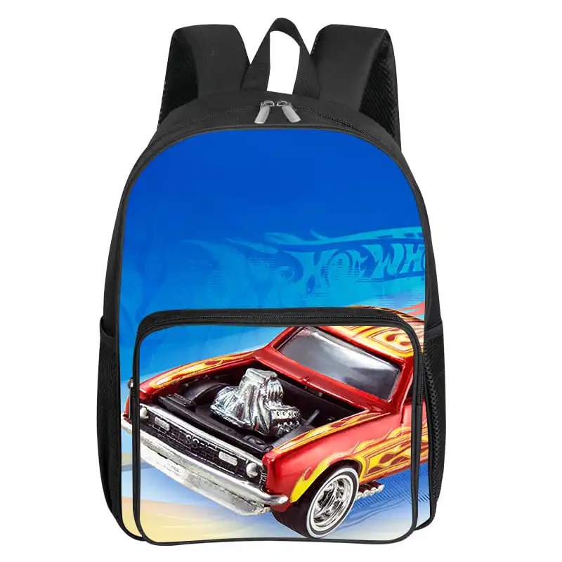 

Автомобильные украшения с узором, квадратный передний карман, рюкзак на молнии, большая вместимость для мальчиков и девочек, лучший подарок, детская сумка с 3D мультяшным рисунком
