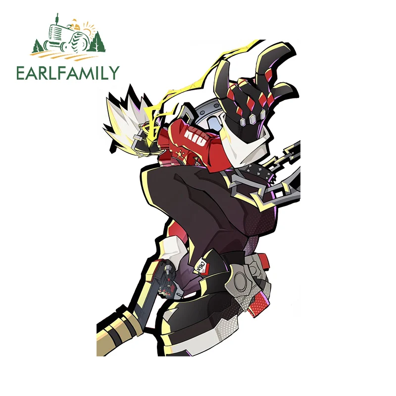 

EARLFAMILY 13cm X 8.4cm for Zenless Zone Zero Billy the Kid Car Stickers Cartoon Fashionable Decals Occlusion Scratch Decor