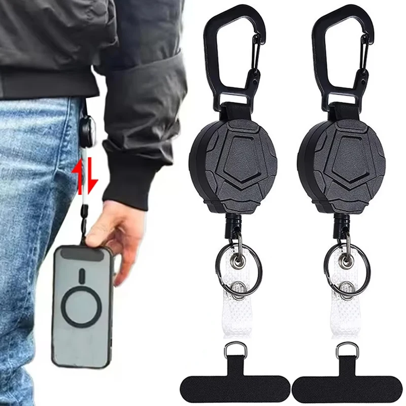 Retractable Lanyard Anti-Theft Phone Holder Travel Cellphone